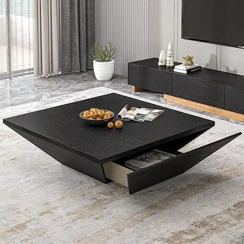 POVISON Modern Coffee Tables for Living Room Living Room Tables for Home Office, Fully Assembled